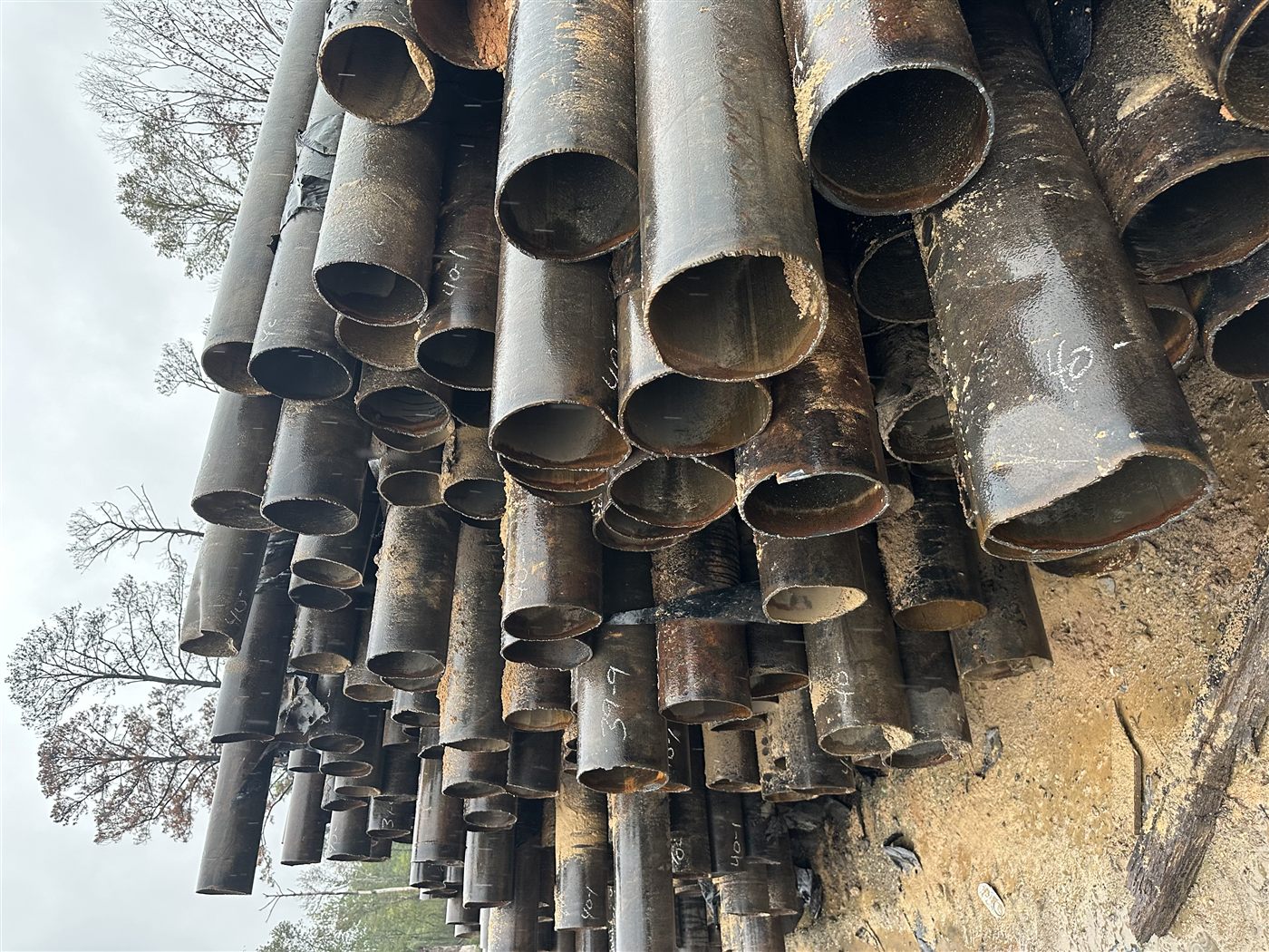 Reconditioned structural pipe ends
